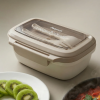 Lunch box Fissman 850 ml z 2 komorami i szczelną pokrywką